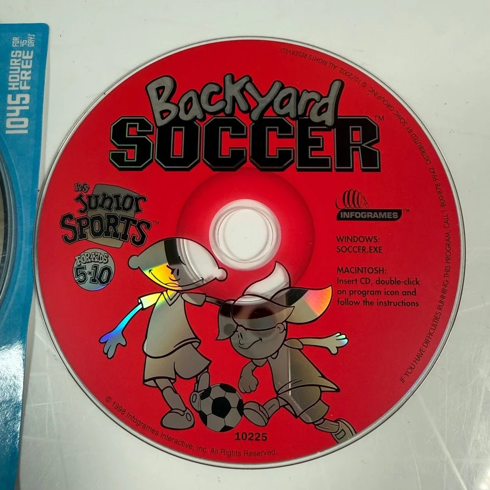 Humongous Entertainment Backyard Baseball Soccer PC CD-ROM Lot Kid Games Vintage